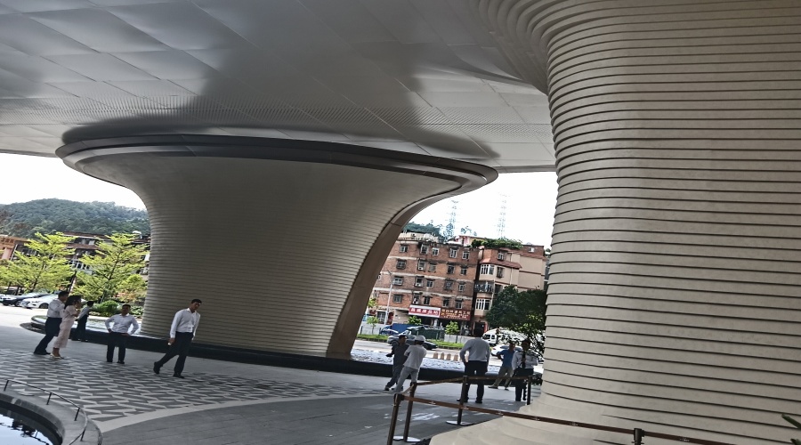 UHPC構(gòu)件裝飾效果