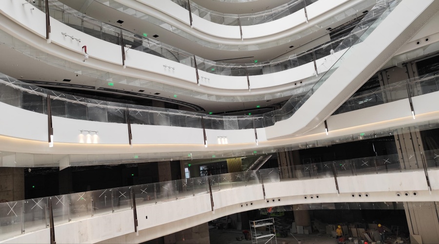 廣州國際金融城君超商場GRG吊頂攔河項目