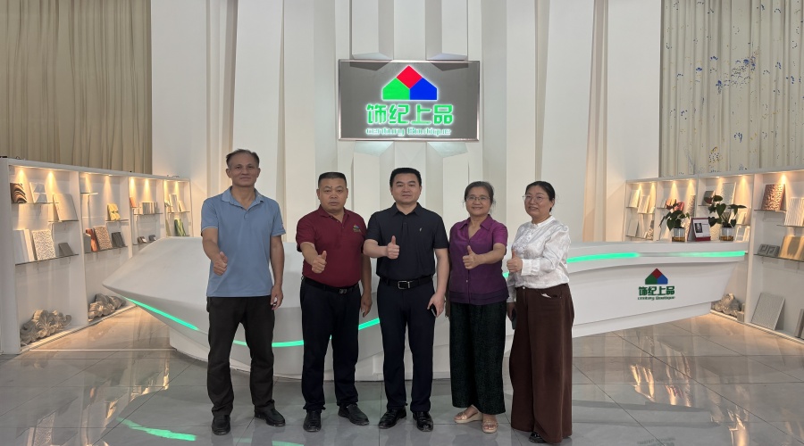 飾紀上品GRG廠家-熱烈歡迎廣東省建筑材料協(xié)會領導蒞臨指導