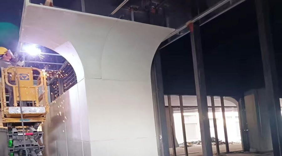 福州工業(yè)園UHPC異形柱子